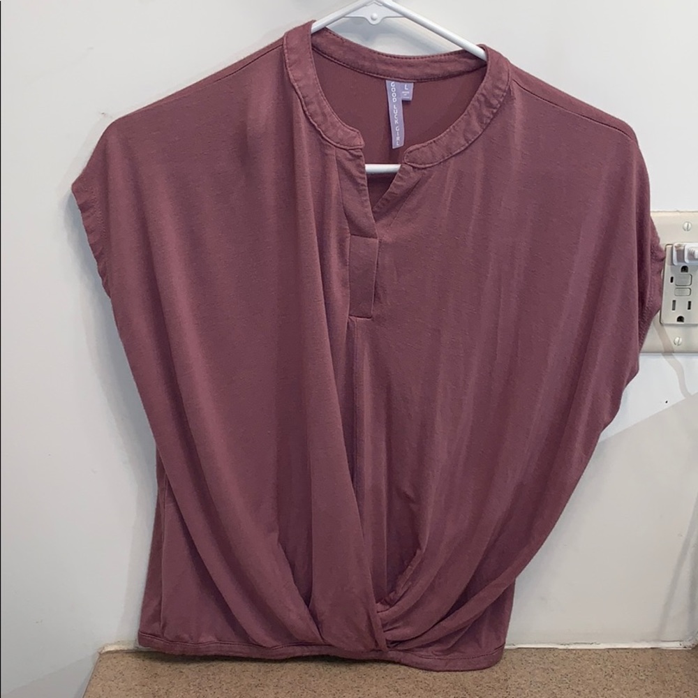 Kids size large rose pink sleeveless top
